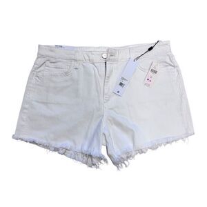 NWT Joe's Jeans the Ozzie Mid Rise Cut Off Shorts White Size 30